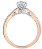 Rose Gold Canadian Diamond Engagement Ring.