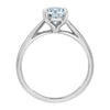 White Gold Lab-Grown Diamond Solitaire Engagement Ring.