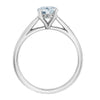 White Gold Lab-Grown Diamond Solitaire Engagement Ring.