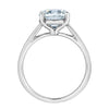 White Gold Lab-Grown Diamond Solitaire Engagement Ring.