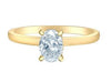 Yellow Gold Lab-Grown Diamond Engagement Ring.