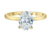 Yellow Gold Lab-Grown Diamond Engagement Ring.