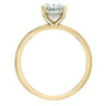 Yellow Gold Lab-Grown Diamond Engagement Ring.