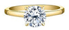 Yellow Gold Canadian Diamond Engagement Ring.