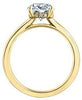 Yellow Gold Canadian Diamond Engagement Ring.