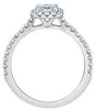 White Gold Lab-Grown Diamond Engagement Ring.