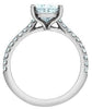 White Gold Lab-Grown Diamond Engagement Ring.