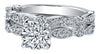 White Gold Canadian Diamond Engagement Ring.