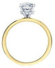 Yellow Gold Canadian Diamond Engagement Ring.