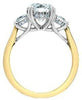 Yellow Gold Lab-Grown Diamond Engagement Ring.