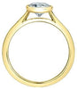 Yellow Gold Lab-Grown Diamond Engagement Ring.