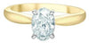 Yellow Gold Lab-Grown Diamond Engagement Ring.