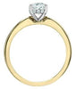 Yellow Gold Lab-Grown Diamond Engagement Ring.