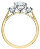 Yellow Gold Lab-Grown Diamond Engagement Ring.