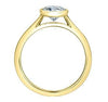 Yellow Gold Lab-Grown Diamond Solitaire Engagement Ring.