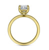 Yellow Gold Solitaire Engagement Ring. Featuring A Signature Created Lab Grown Center Diamond.