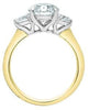 Yellow Gold Lab-Grown Diamond Engagement Ring.