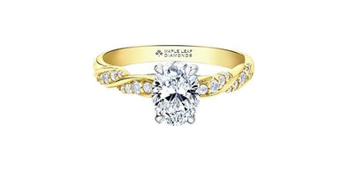 Yellow Gold Diamond Engagement Ring