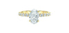 Yellow Gold Lab-Grown Diamond Engagement Ring.