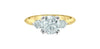 Yellow Gold Lab-Grown Diamond Engagement Ring.