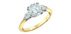 Yellow Gold Lab-Grown Diamond Engagement Ring.