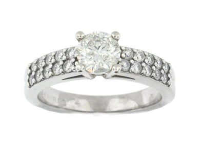 White Gold Diamond Engagement Ring.