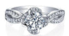 White Gold Canadian Diamond Engagement Ring.