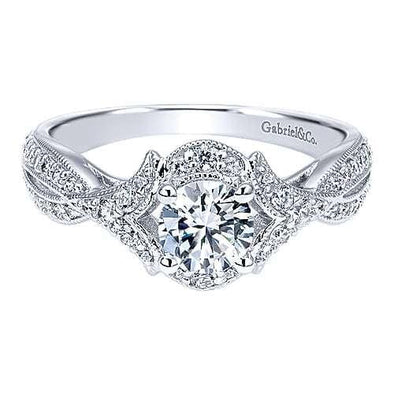 White Gold Diamond Engagement Ring.