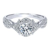 White Gold Diamond Engagement Ring.