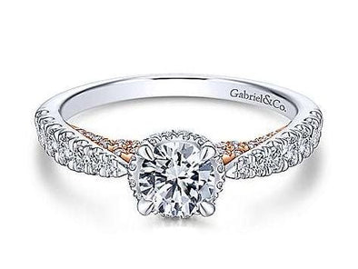 White Gold Diamond Engagement Ring.