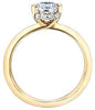 Yellow Gold Canadian Diamond Engagement Ring.