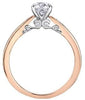 Rose Gold Canadian Diamond Engagement Ring.