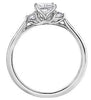 White Gold Canadian Diamond Engagement Ring.