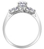 White Gold Canadian Diamond Engagement Ring.