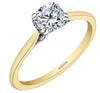 Yellow Gold Canadian Diamond Engagement Ring.