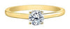 Yellow Gold Canadian Diamond Engagement Ring.