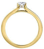 Yellow Gold Canadian Diamond Engagement Ring.