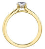 Yellow Gold Canadian Diamond Engagement Ring.