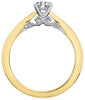 Yellow Gold Canadian Diamond Engagement Ring.