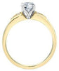 Yellow Gold Canadian Diamond Engagement Ring.