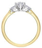 Yellow Gold Canadian Diamond Engagement Ring.