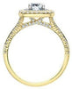 Yellow Gold Canadian Diamond Engagement Ring.