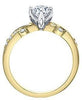 Yellow Gold Canadian Diamond Engagement Ring.