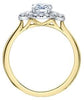 Yellow Gold Canadian Diamond Engagement Ring.