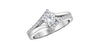 White Gold Canadian Diamond Engagement Ring.