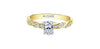 Yellow Gold Diamond Engagement Ring.