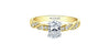 Yellow Gold Diamond Engagement Ring.