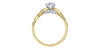 Yellow Gold Diamond Engagement Ring.