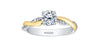 White Gold Canadian Diamond Engagement Ring.