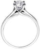 White Gold Canadian Diamond Solitaire Engagement Ring.